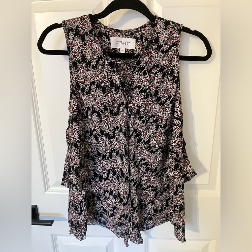 Derek Lam 10 Crosby Silk Tank